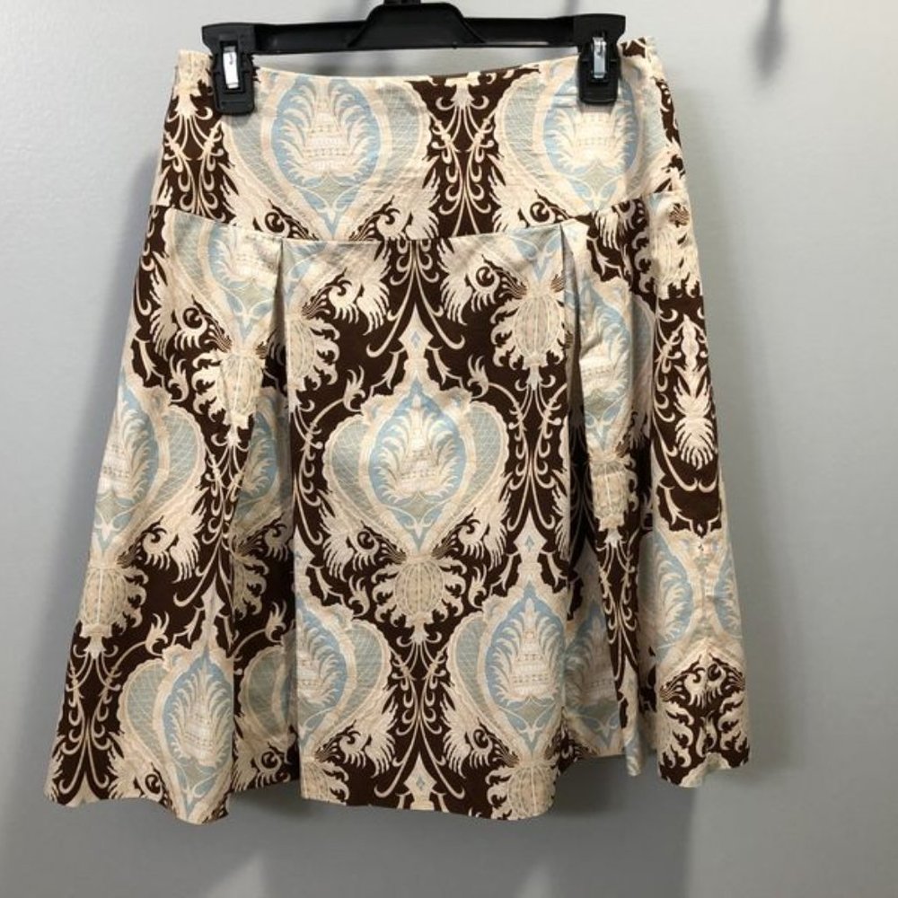 Brown & blue J. McLaughlin skirt size 4